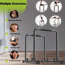 Dip Station Dip Bar Barren Parallettes Push Up Dip-Ständer Einstellbar Fitness