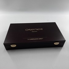 Caran d'Ache Luminance 6901 - Aufbewahrungsbox aus Holz, Sortiment mit 80 Buntst