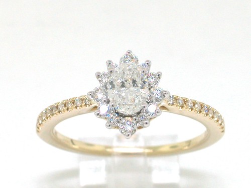 Brillant ring 585 - brillant, gelbgold
