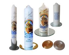 Taufkerze/ Kommunionkerze-Konfirmationskerze Arche Noah,Mädchen,Junge