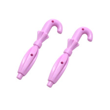2 x LEGO® 27150 City,Minifiguren Zubehör, Schirm,Regenschirm in rosa Neuware
