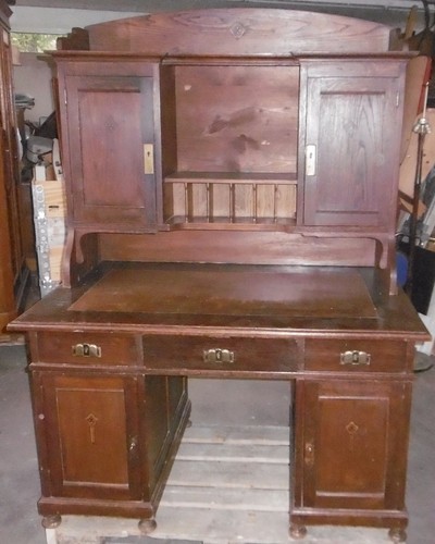 Aufsatz schreibtisch alt antik - schreibtisch,