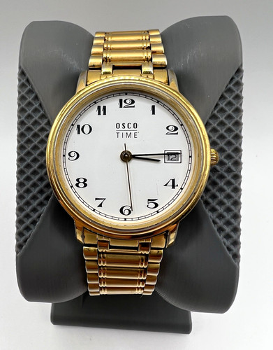 Osco time herrenuhr gold weiß - herrenuhr,