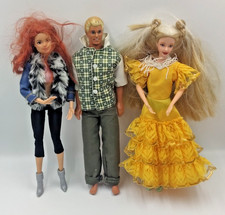 Barbie Puppen Konvolut mit Ken und 2x Barbie von 2015 -Ken 1958 - 1995 Vintage