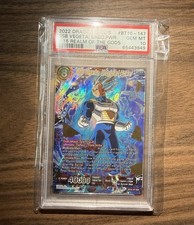 SSB Vegeta, Unbridled Power  SCR PSA 10 Dragon Ball Super Card Game