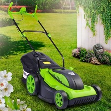 BRAST Rasenmäher Elektro Elektromäher Motor Mäher 2000 Watt 43cm Schnittbreite