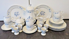 25794/ Villeroy & Boch Val Bleu  Kaffeeservice 6 Pers.  21-teilig + 6 Eierbecher
