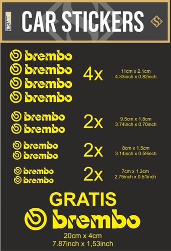 10x brembo bremssättel - brembo,