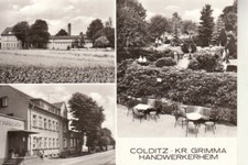 Postkarte :  COLDITZ bei GRIMMA - Handwerkerheim ; ca.1983
