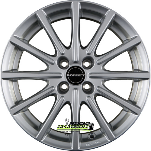 Borbet bl4 brilliant silver - 4x,