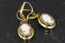 Dangle earrings, 333 yellow