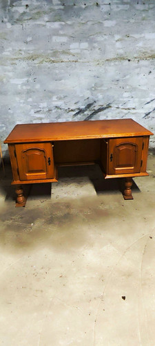 Antiker holzschreibtisch braun - antiker,