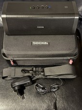 DOCKIN D FINE+ Bluetooth HiFi Stereo 50W Lautsprecher Speaker m. Koffer wie neu!