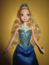 B-641) DISNEY PRINCESS ELSA FROZEN EISKÖNIGIN BARBIE MATTEL PUPPE OHNE FUNKTION