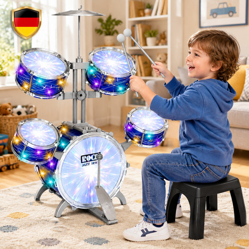 Kinder schlagzeug set drums - kinder, 5