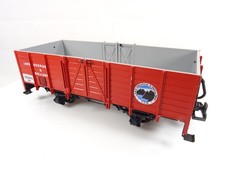 LGB Spur G offener Güterwagen George and Boulder, 2-achsig, rot, guter Zustand