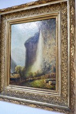 Antique Painting Mountain