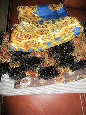 Damen Schals Braun Bunt 4 Stück kaum bis nie getragen