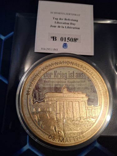 Gigant medaille 7cm - 7cm, der