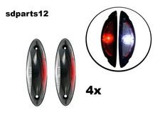 4x LED Begrenzungsleuchten