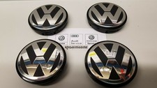 Original VW-1J0601171 XRW-Satz Radnabenkappen 4x Felgendeckel Nabenkappe Emblem