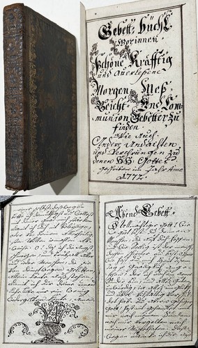 Gebetbuch handschrift - gebetbuch,