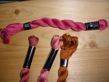 Stickgarn/ Perlgarn rot