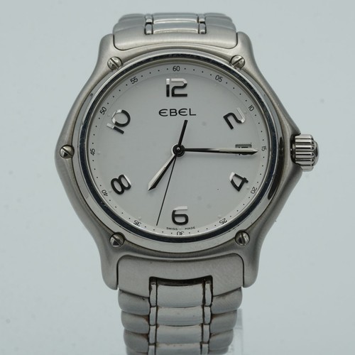 Ebel 1911 herren - uhr, stahl