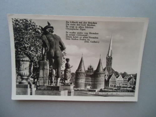 Ansichtskarte lübeck 1943 - ansichtskarte,