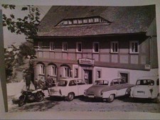 AK. Grenzbaude. Waltersdorf. Zittauer Gebirge. Echt Foto-Handabzug. s/w.