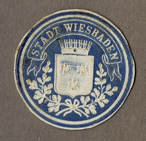 Siegelmarke hessen stadt - siegelmarke,