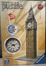 Big Ben + Uhr. 3D-Puzzle 216