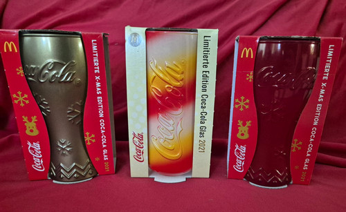 Coca cola gläser 3er set - gläser,