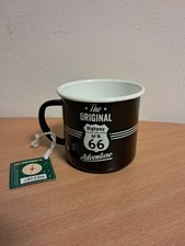 Emaille Tasse ROUTE 66 USA