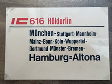 Zuglaufschild IC 616