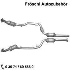 für Mercedes E Klasse E320 4matic 210 Kat Katalysator Auspuff links rechts a*