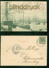 Hamburg sw-AK Segelschiffhafen