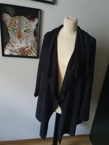 Jacke mantel wasserfall - m,