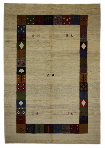 Teppich gabbeh handgeknüpft - teppich,