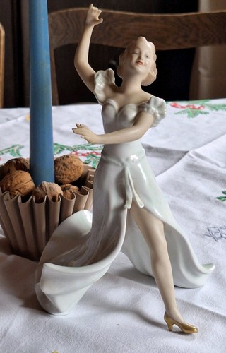 Porzellanfigur figur ballerina - porzellanfigur,
