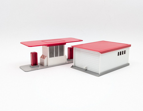 Wiking pkw garage tankstelle - wiking,