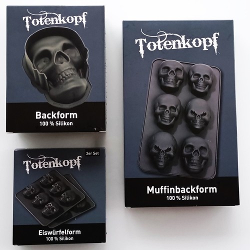 Totenkopf silikon backform - totenkopf,