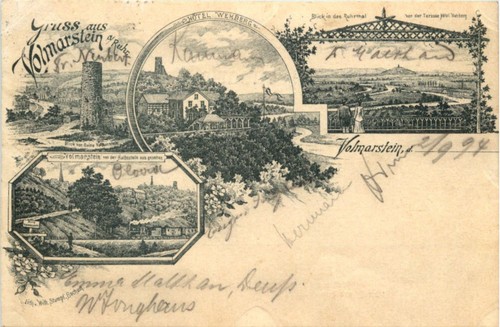 Gruss aus volmarstein litho - gruss,