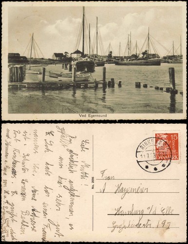 Postcard ekensund egernsund - postcard,