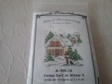 LKE Liebevolle Kreuzstichentwürfe, KLEINES DORF IM WINTER 4, incl.Stoff /Garn