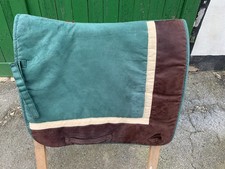 Euro-Star Schabracke Dressur Grün Beige und Braun Gebraucht