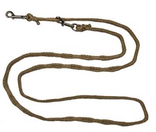 Hundeleine Joggingleine Walkingleine Fahrradleine 2m - 5m beige Universalleine