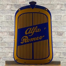 ALFA ROMEO Emailschild 23,6 x