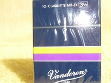  Vandoren Blättchen für Es  Klarinette Böhm System St.3,5 10 Stück, neu