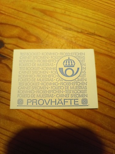 Schweden markenheftchen - schweden,